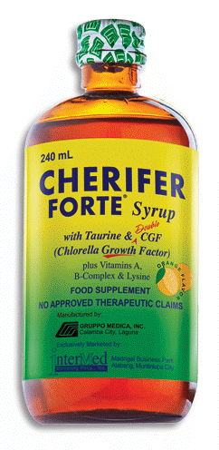 /philippines/image/info/cherifer forte syrup with taurine and double cgf forte syr/240 ml?id=ed20f098-2b85-4cee-bf69-aeca00cb31c4